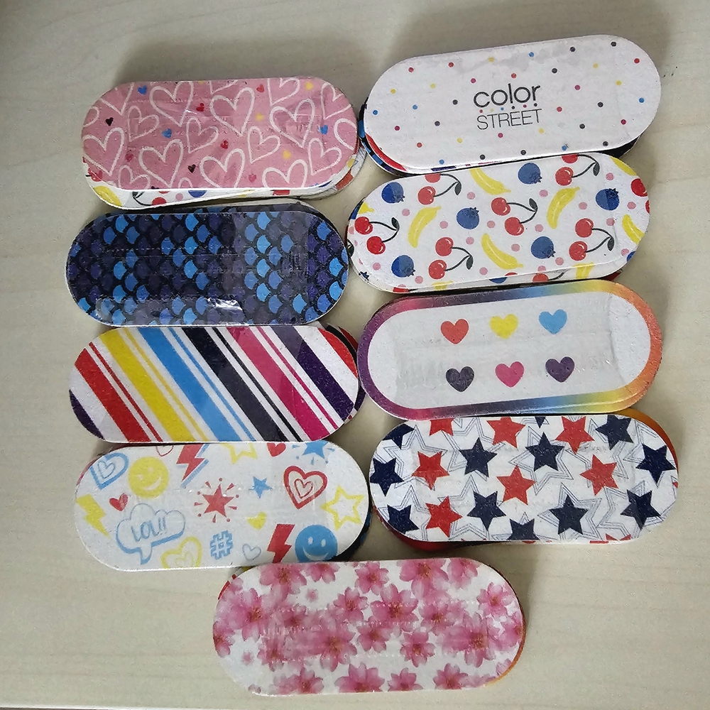 Color Street Nail Wraps - Hearts, Stripes, and Florals